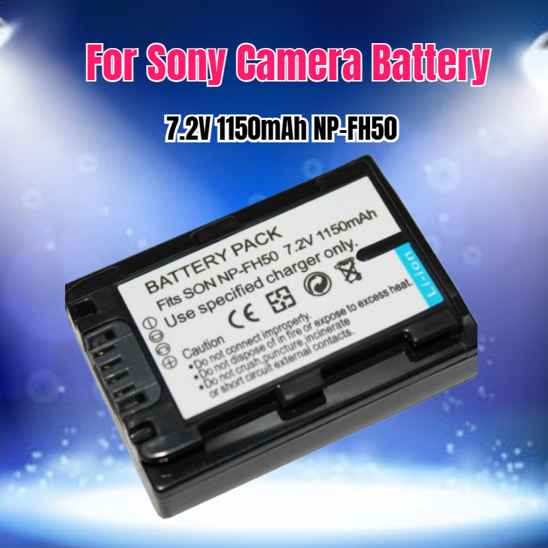 Drone Camera - 7.2V 1150mAh NP-FH50 Camera Batterij voor