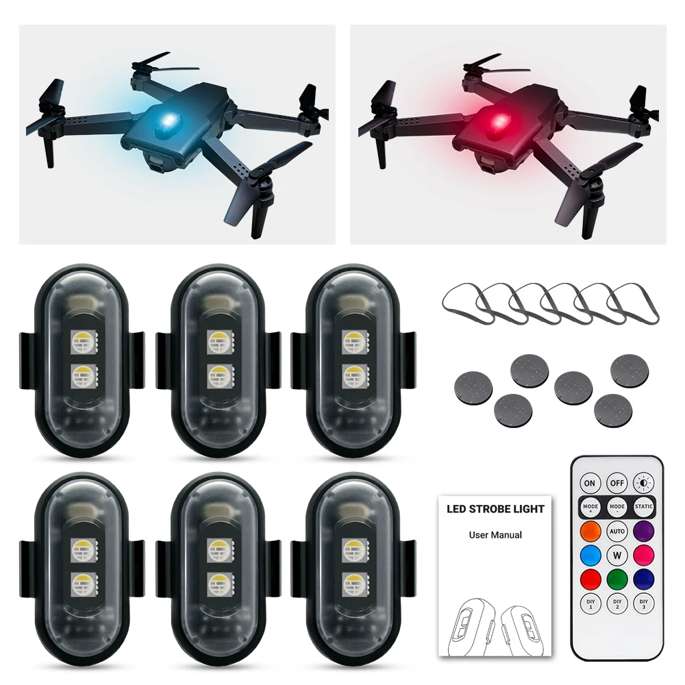 Motorstroboscooplicht, APP-ges - Drone Led Light recensie en prijs